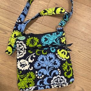 Vera Bradley Blue and Green Crossbody Bag Disney